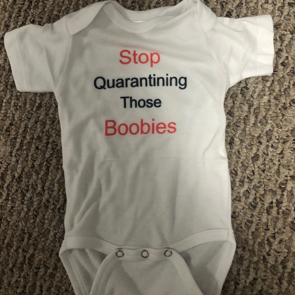 Homemade one of a kind onesie (fun-sie)
